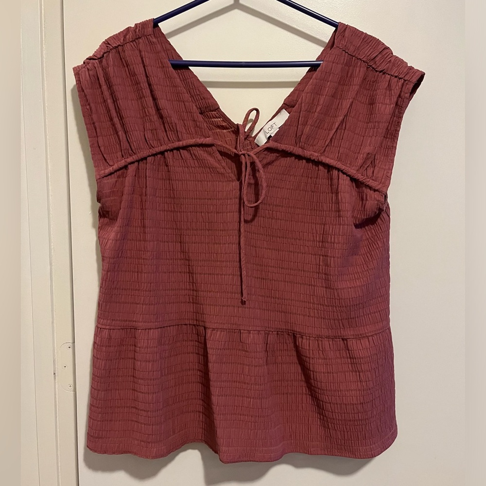 NWOT loft blouse large
